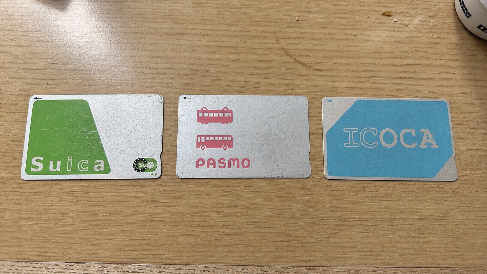 Suica PASMO ICOCA 발행 지역과 공통 기능 비교